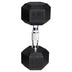 Coated Rubber Hex Dumbbell Pair