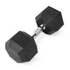 Coated Rubber Hex Dumbbell Pair