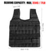 SUTENG Adjustable Weighted Vest